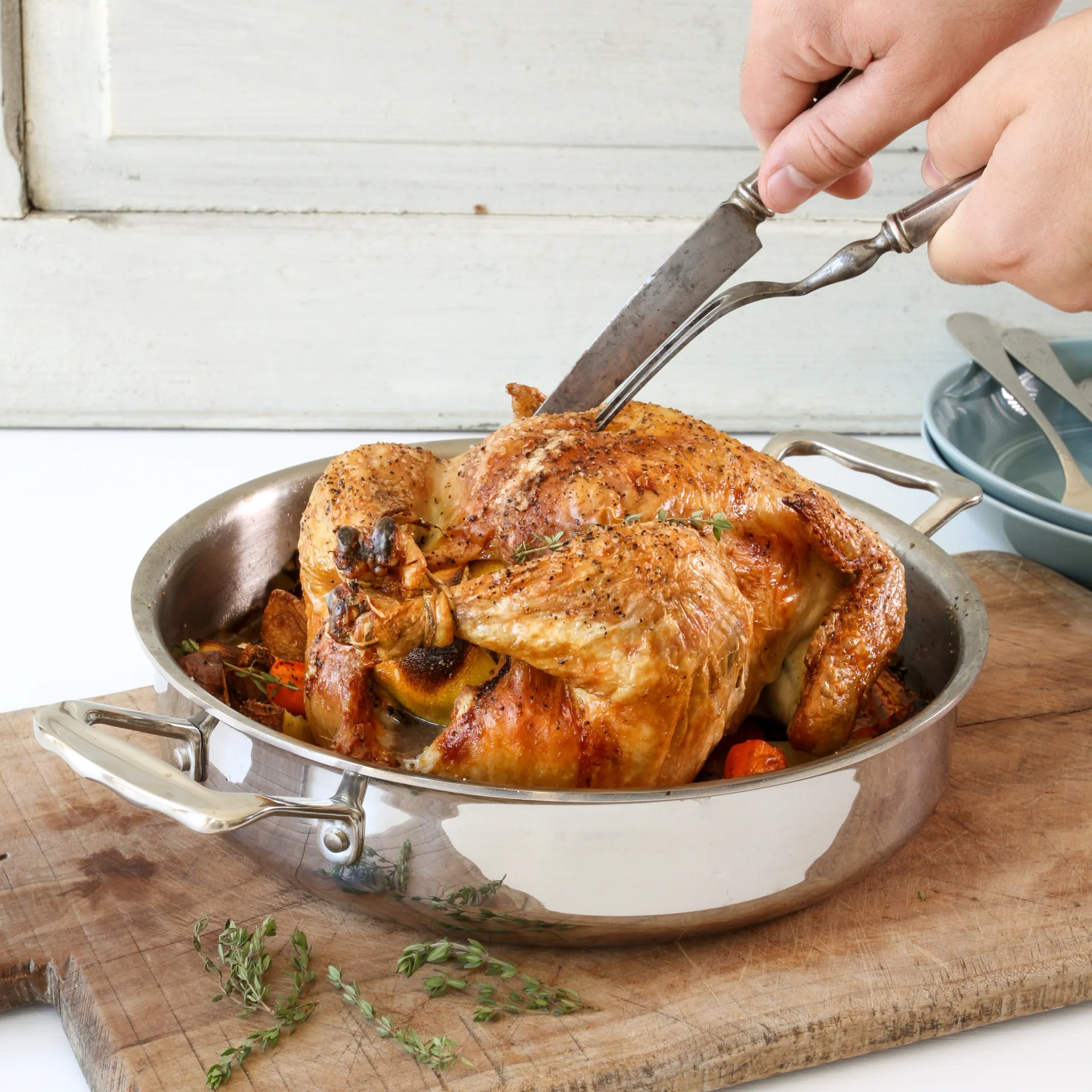3-in-1 Roasting Pan with Handles - Image 6